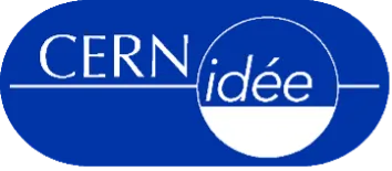 CERNidée logo and click-through link to submit idea